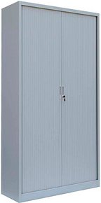 LÜLLMANN Schiebetürenschrank, 555150 lichtgrau 4 Fachböden 100,0 x 45,7 x 195,0 cm