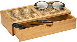 Thumbnail - WENKO Allegre Ordnungsbox braun 28,0 x 14,0 x 6,0 cm, 1 St.