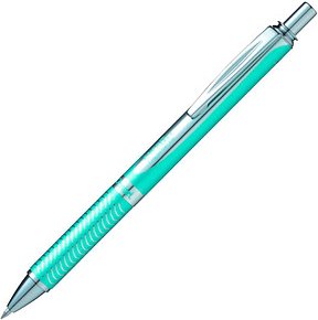Pentel EnerGel BL407 Gelschreiber türkis/silber 0,35 mm, Schreibfarbe: schwarz, 1 St.
