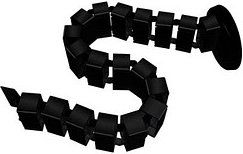 FlexiSpot cmp017 Kabelkanal 128,0 cm schwarz