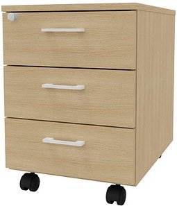 Quadrifoglio Rollcontainer eiche 4 Auszüge 42,0 x 56,0 x 56,0 cm