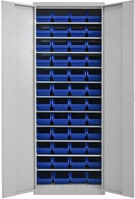 ADB Metallschrank 40825 lichtgrau 71,0 x 30,0 x 195,0 cm, teilzerlegt, 1 St.