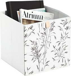 Thumbnail - Zeller Grass Aufbewahrungsbox weiß 32,0 x 32,0 x 32,0 cm