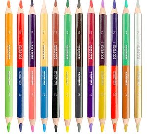 Thumbnail - Kores® KOLORES DUO JUMBO Buntstifte farbsortiert, 12 St.