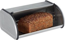 Thumbnail - relaxdays Brotkasten silber