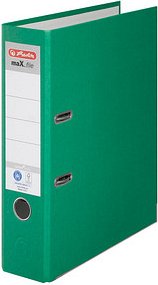 herlitz maX.file nature plus Ordner grün Karton 8,0 cm DIN A4