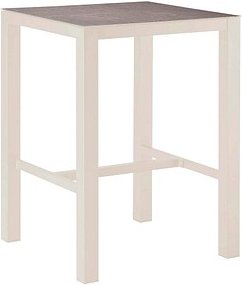 Thumbnail - BEST Gartentisch Rhodos grau, sand quadratisch 80,0 x 80,0 x 109,5 cm