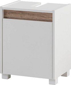 MÖBELPARTNER Waschbeckenunterschrank Cosmo 148455 weiß 41,8 x 33,0 x 54,6 cm