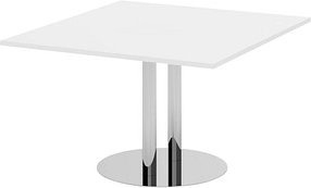 HAMMERBACHER Verbindungsplatte KT12S weiß, chrom rechteckig 120,0 x 130,0 x 74,0 cm