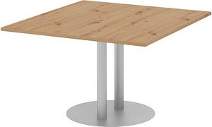 HAMMERBACHER Verbindungsplatte KT12S asteiche, silber rechteckig 120,0 x 130,0 x 74,0 cm