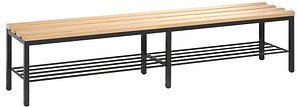 CP Garderobenbank mit Schuhrost Basic 8052-010 S10001 buche Holz 196,0 cm