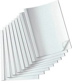 LMG Thermo-Bindemappen-Set weiß Karton für 5 - 15/ 15 - 20/ 20 - 30/ 30 - 40 Blatt, 80 St.