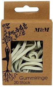 M&M Gummiringe naturweiß 20 Stück