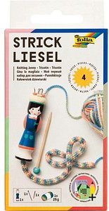 folia Bastelset Strickliesel mehrfarbig