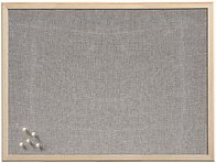 Thumbnail - Zeller Pinnwand 60,0 x 40,0 cm Leinen grau