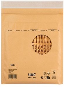 MAILmedia Polstertaschen SUMO® 1515 braun für DIN B5+, 10 St.