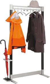 Kerkmann Kleiderständer Montana 31655214 silber Metall 100,0 x 170,0 cm