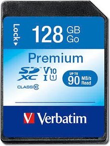 verbatim Speicherkarte SDXC-Card Premium, 128 GB, 1 St.