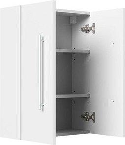 Thumbnail - POSSEIK Bad-Hängeschrank LEVANA L weiß glanz 53,0 x 20,0 x 70,0 cm