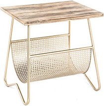 Thumbnail - HAKU Möbel Beistelltisch Marmor buche 50,0 x 40,0 x 51,0 cm