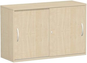 geramöbel Schiebetürenschrank Flex, S-312253-AA ahorn 1 Fachboden 120,0 x 42,5 x 79,8 cm