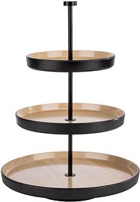 APS Etagere FRIDA beige/schwarz Höhe: 43,0 cm, 1 St.