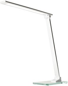 Thumbnail - unilux POPY LED-Schreibtischlampe weiß/metallgrau 6 W