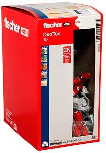 fischer DuoTec 10 537258 Universaldübel Ø 10 mm x 50 mm, 50 St.