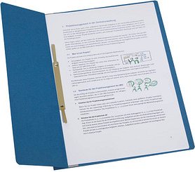 Ösenhefter Karton blau DIN A4, halber Deckel, 20 St.