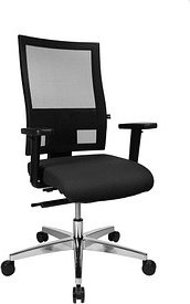 Thumbnail - Topstar Bürostuhl Profi Net 11, PS59H T20 Stoff schwarz, Gestell alu