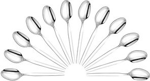 Thumbnail - solex® Löffel Skai silber, 12 St.