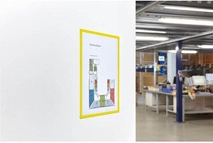 Thumbnail - magnetoplan Magnetrahmen gelb A4, 5 St.