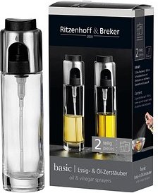 Ritzenhoff & Breker Essig-Öl-Sprüher Basic 2x100,0 ml, 2 St.