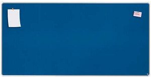 nobo Pinnwand Premium Plus 240,0 x 120,0 cm Textil blau