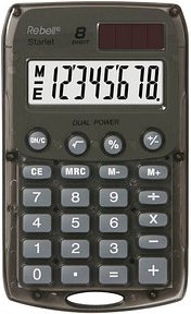 Rebell Starlet Taschenrechner grau