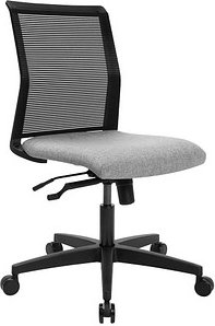 Thumbnail - Topstar Bürostuhl Smart Point, LC100G230 Stoff grau, Gestell schwarz