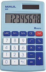 Thumbnail - MAUL M 8 Taschenrechner hellblau
