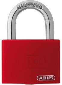 ABUS Vorhängeschloss myLock T65AL/40 rot