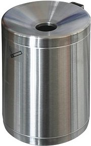 TKG Rondo Maxi Wandaschenbecher Edelstahl, 1 St.