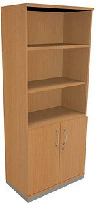 fm Regalschrank Sidney, 4260267329061 buche 80,0 x 44,2 x 186,9 cm, 1 St.