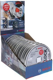 Thumbnail - BOSCH Trennscheiben X-LOCK Standard for Inox, 10 St.