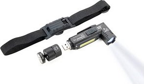 TROIKA® ECO KNICKLICHT LED Taschenlampe schwarz 14,2 cm, 150 Lumen