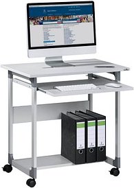 Thumbnail - DURABLE PC-Tisch mit Rollen grau 75,0 x 53,4 x 77,0 cm