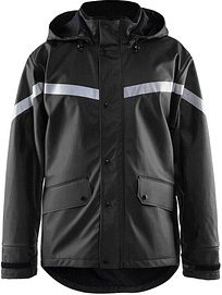 BLAKLÄDER® unisex Regenjacke 4305 schwarz Größe M