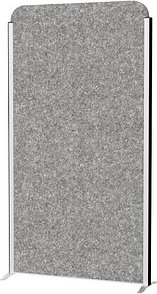 Thumbnail - MAUL Akustik-Trennwand MAULcocoon 9701095, dunkelgrau 100,0 x 182,0 cm, 1 St.