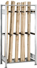 SCHULTE Kragarmregal 22620 silber 100,0 x 50,0 x 200,0 cm