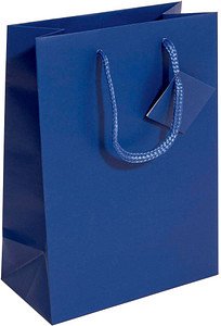 5 SIGEL Geschenktüten blau 17,0 x 23,0 cm