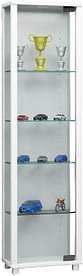 VCM my home Edana Mini Vitrine weiß 4 Fachböden