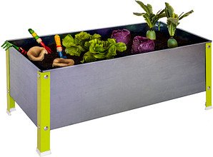 Simonrack Hochbeet SIMONGARDEN URBAN Metall grün, silber rechteckig 120,0 x 41,0 cm, 1 St.