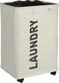 Thumbnail - WENKO Wäschekorb Quadro beige